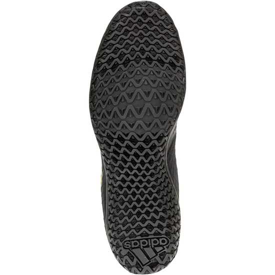 adidas Men's Mat Wizard Hype Wrestling Shoes (5.5, Black/Gold