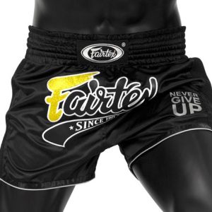 Fairtex BS1708 Slim Cut Thai Shorts - Black