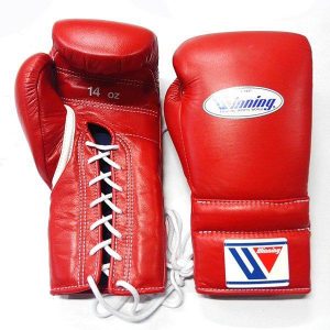 Winning MS-500 Boxing Gloves Lace 14oz - Red