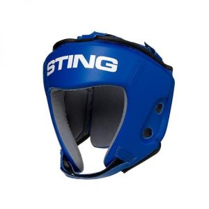 Sting AIBA Approved Competition Headgear - Blue / Red