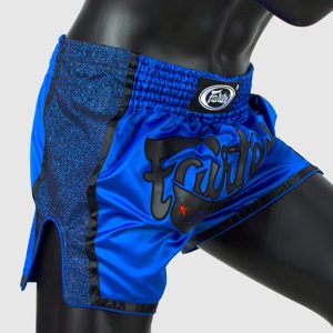 Fairtex BS1702 Royal Blue Slim Cut Muay Thai Shorts
