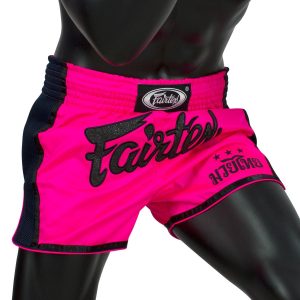Fairtex BS1714 Shocking Pink Slim Cut Muay Thai Shorts