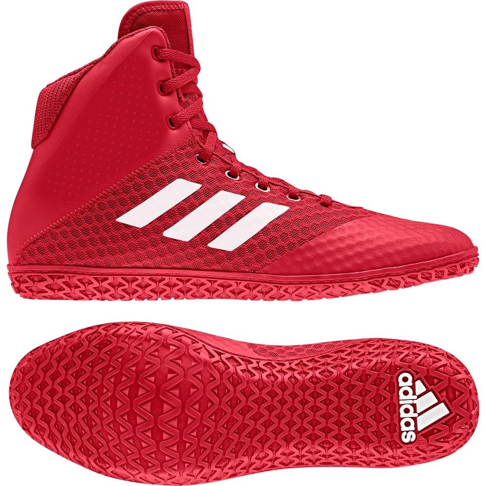 Adidas Youth Boys Kids Mat Wizard 4 Wrestling Mat Shoe Lace Up 2 Colors  AH2135 - Sports Diamond