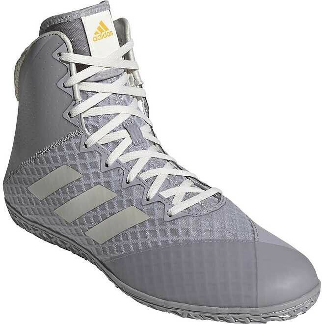adidas Mat Wizard Hype Wrestling Shoes, color: White/Silver
