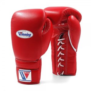 Winning MS-700 Lace Up Boxing Gloves 16oz - Red / Blue