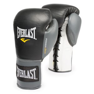 Everlast Powerlock Laced Training Gloves - White / Black