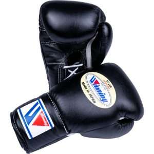 Winning MS-300 Lace Boxing Gloves 10oz - Black