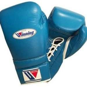 WINNING LACE-UP BOXING GLOVES 10oz – SKY BLUE – Custom Colour