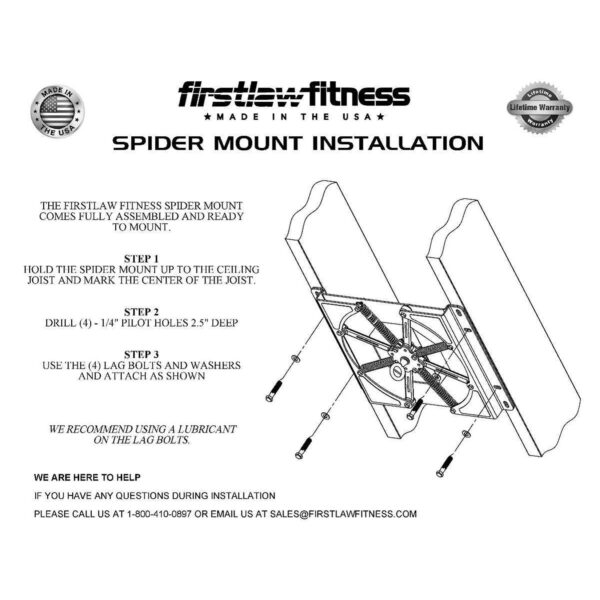 Spider Mount Heavy Bag Mount - 140/200lb - Image 6