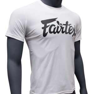 Fairtex TST181 Signature Tee - White / Black