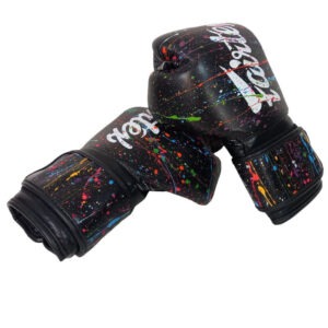 Fairtex BGV14PT Microfiber Gloves - Art Collections - Black Painter
