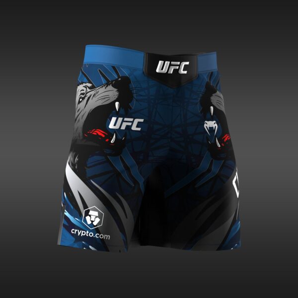 UFC Unrivaled by Venum - Men’s Blue Khamzat Chimaev Long Fit Fight Short - Image 2