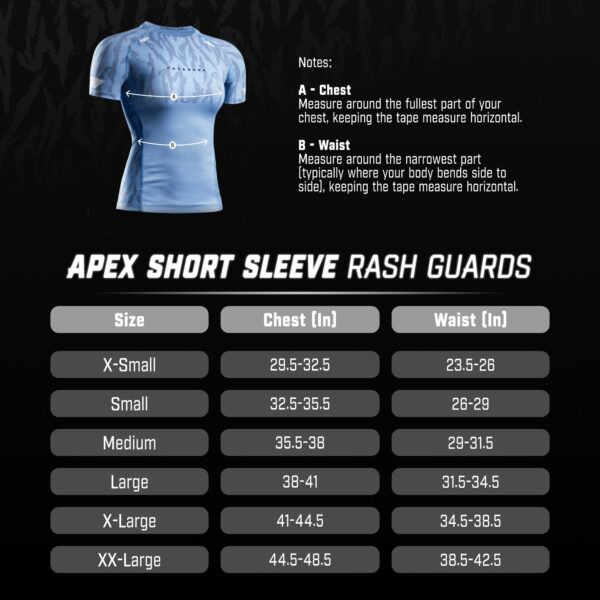 Hayabusa Women's Apex Short Sleeve Rash Guard - Multiple Colours - Image 7