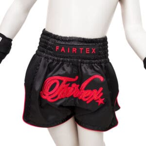 Fairtex Thai Shorts for Kids - BSK2104 "Midnight Red"