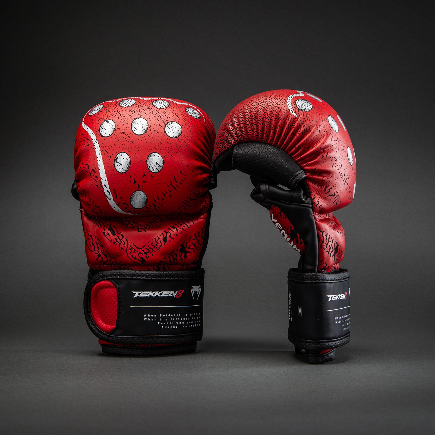 Venum x TEKKEN 8 MMA Sparring Gloves - Kazuya - Red/Black