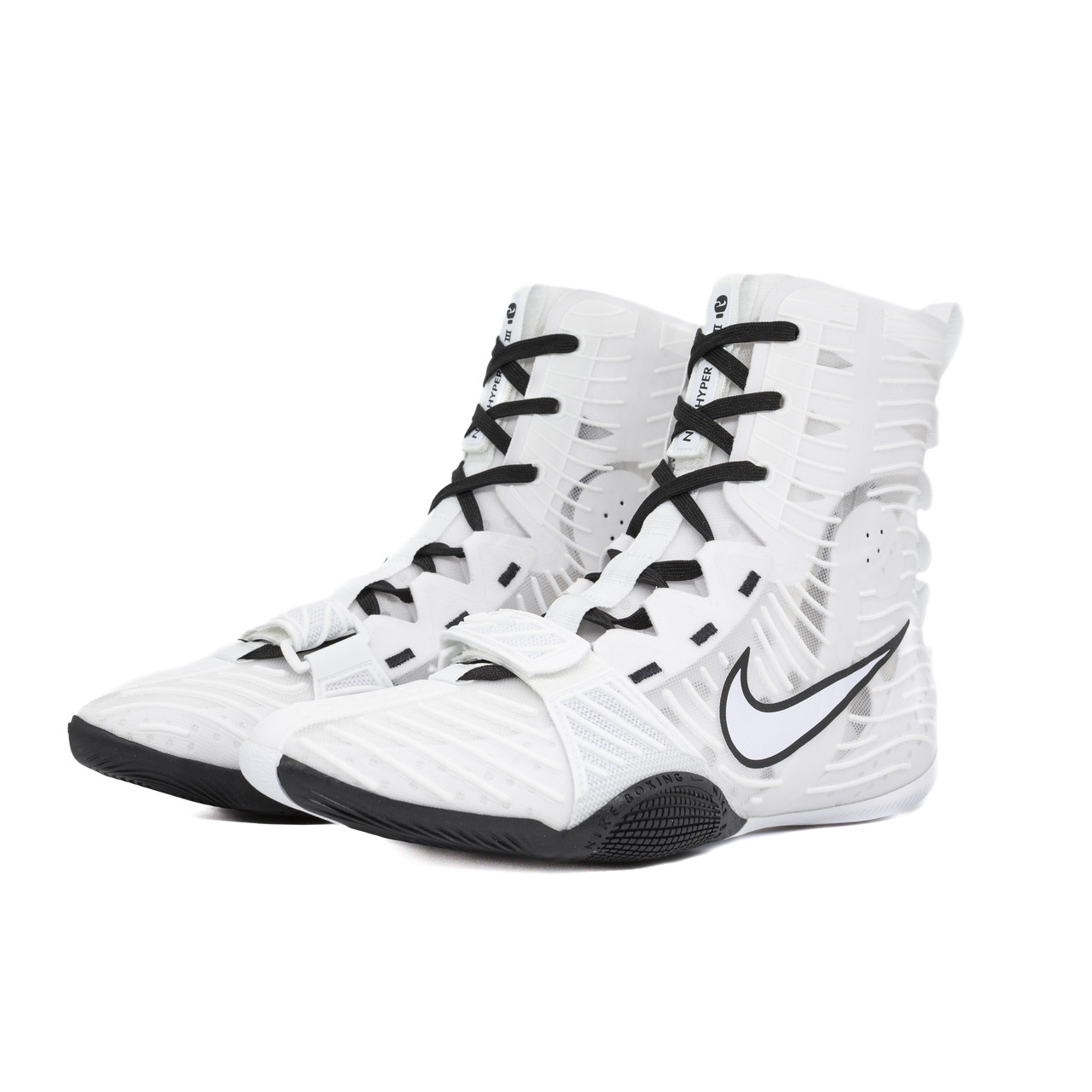 Nike HyperKO 3 Boxing Shoes - White/Black - Image 3