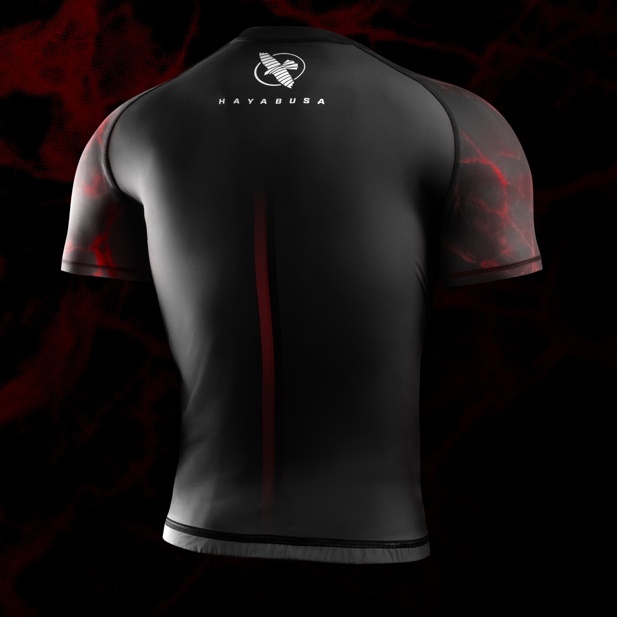 Hayabusa UFC BJJ Men’s Short Sleeve Rash Guard - Multiple Colours - Image 5