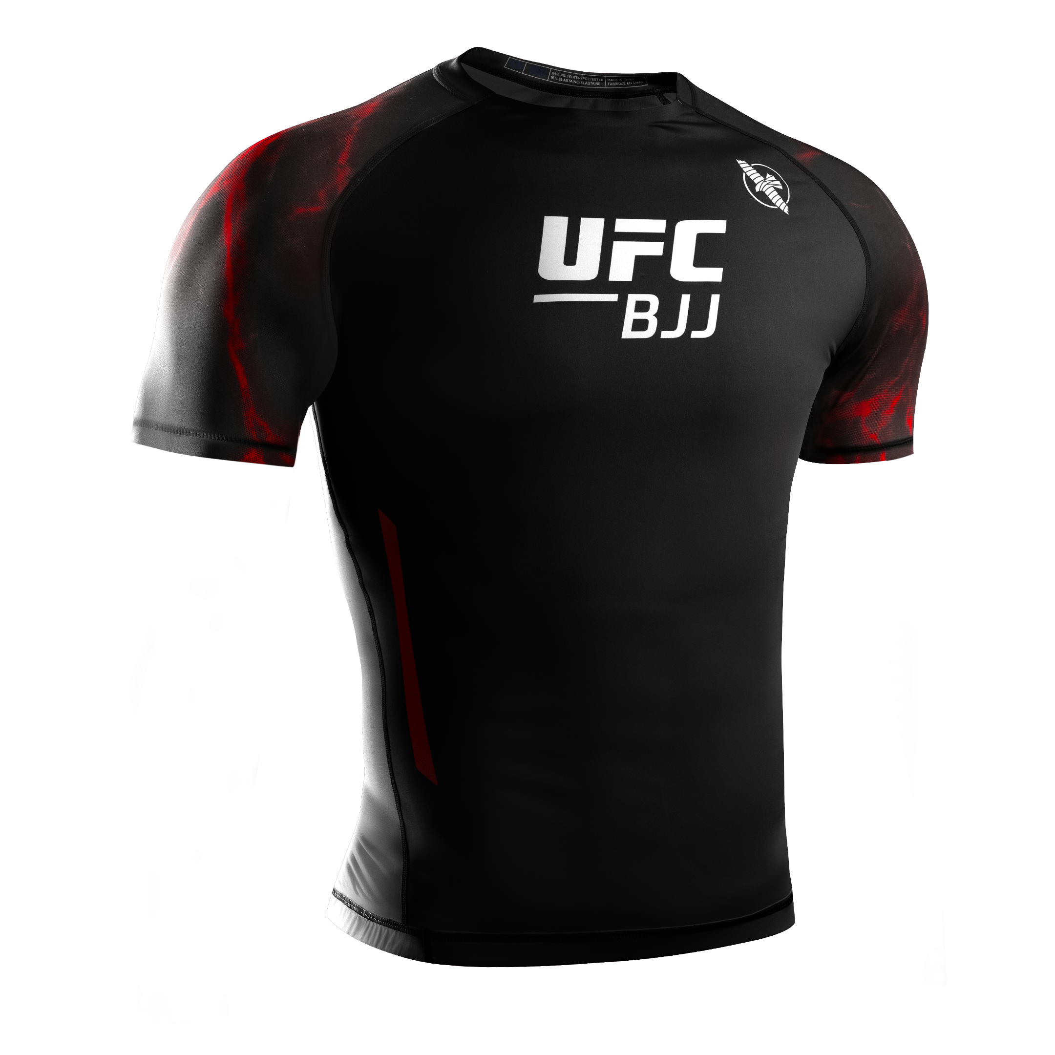 Hayabusa UFC BJJ Men’s Short Sleeve Rash Guard - Multiple Colours - Image 2