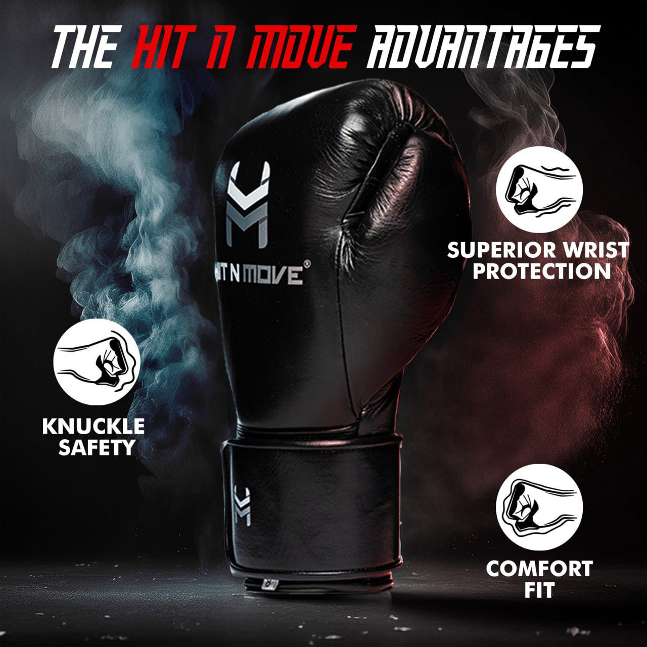 Hit N Move Horse Hair Boxing Gloves SUVARI (Lace Up) - Image 4
